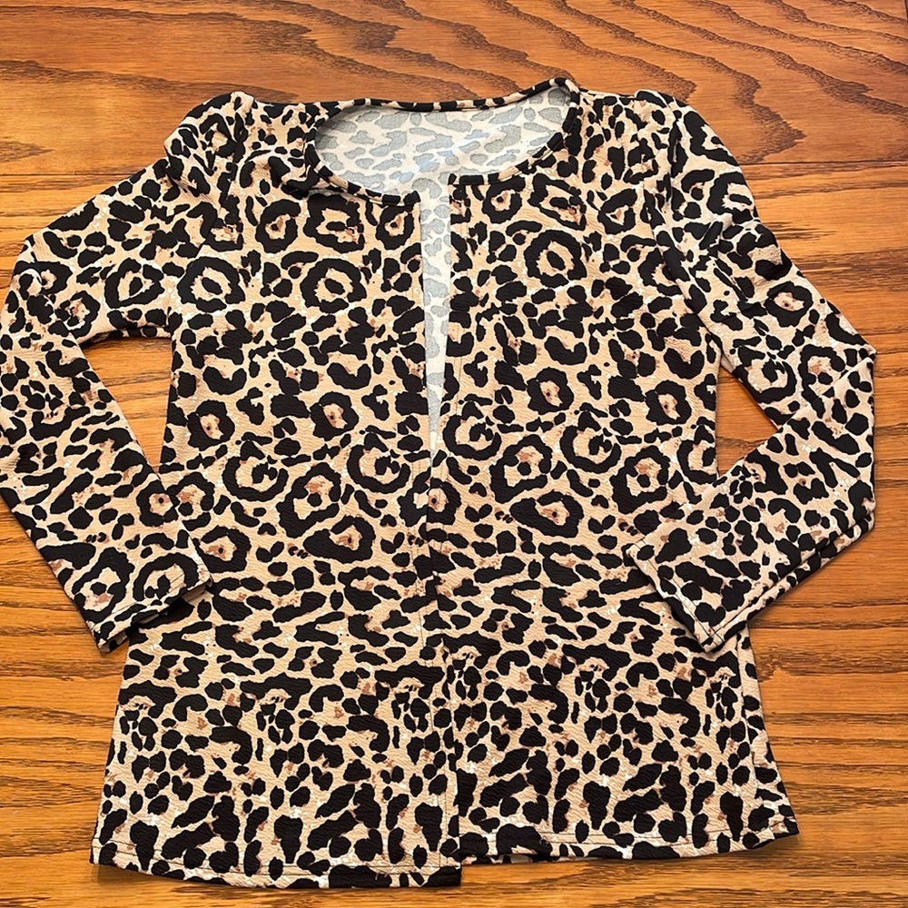 Leopard cardigan
